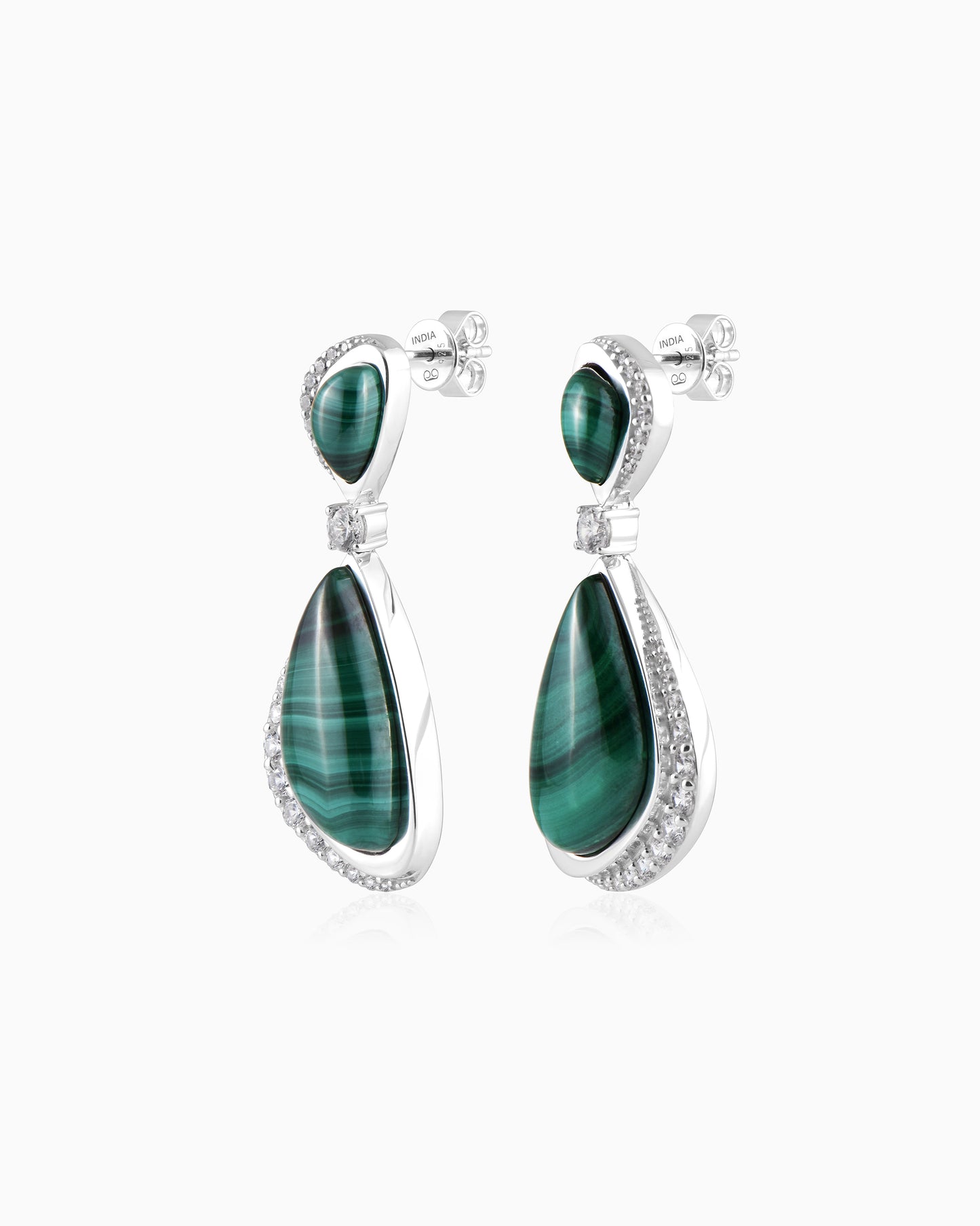 Jadecurrent Moss Wave Earrings