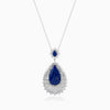 Lapis Lazuli Crescent  Pendant