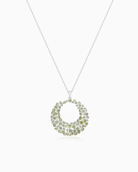 Solstice Radiance Peridot Necklace