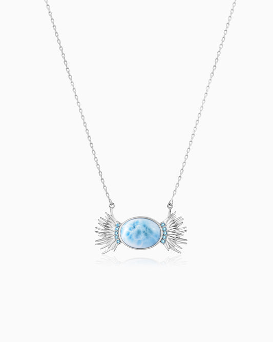Deepshore Larimar Glow Necklace 18"