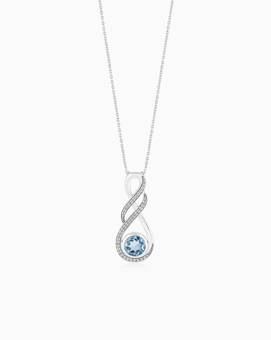 Blue Celestial Driftleaf Pendant