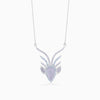 Stag Soul Necklace –  Chalcedony 18