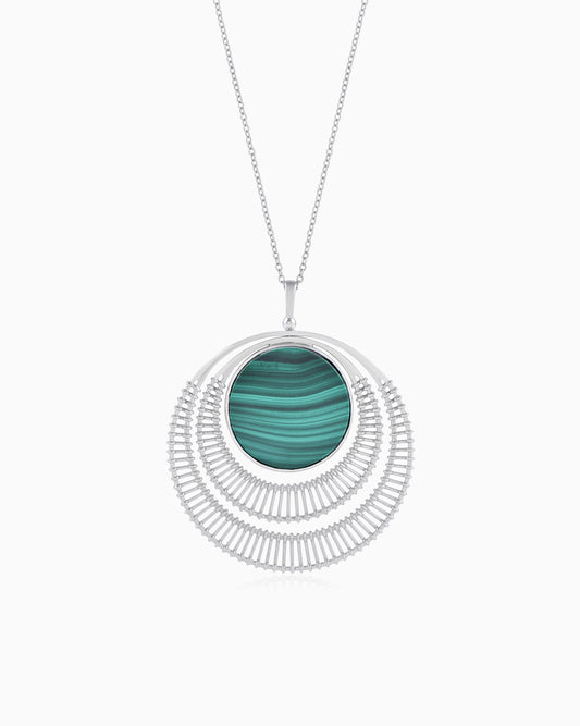 Twinned Full Moon Flip Pendant