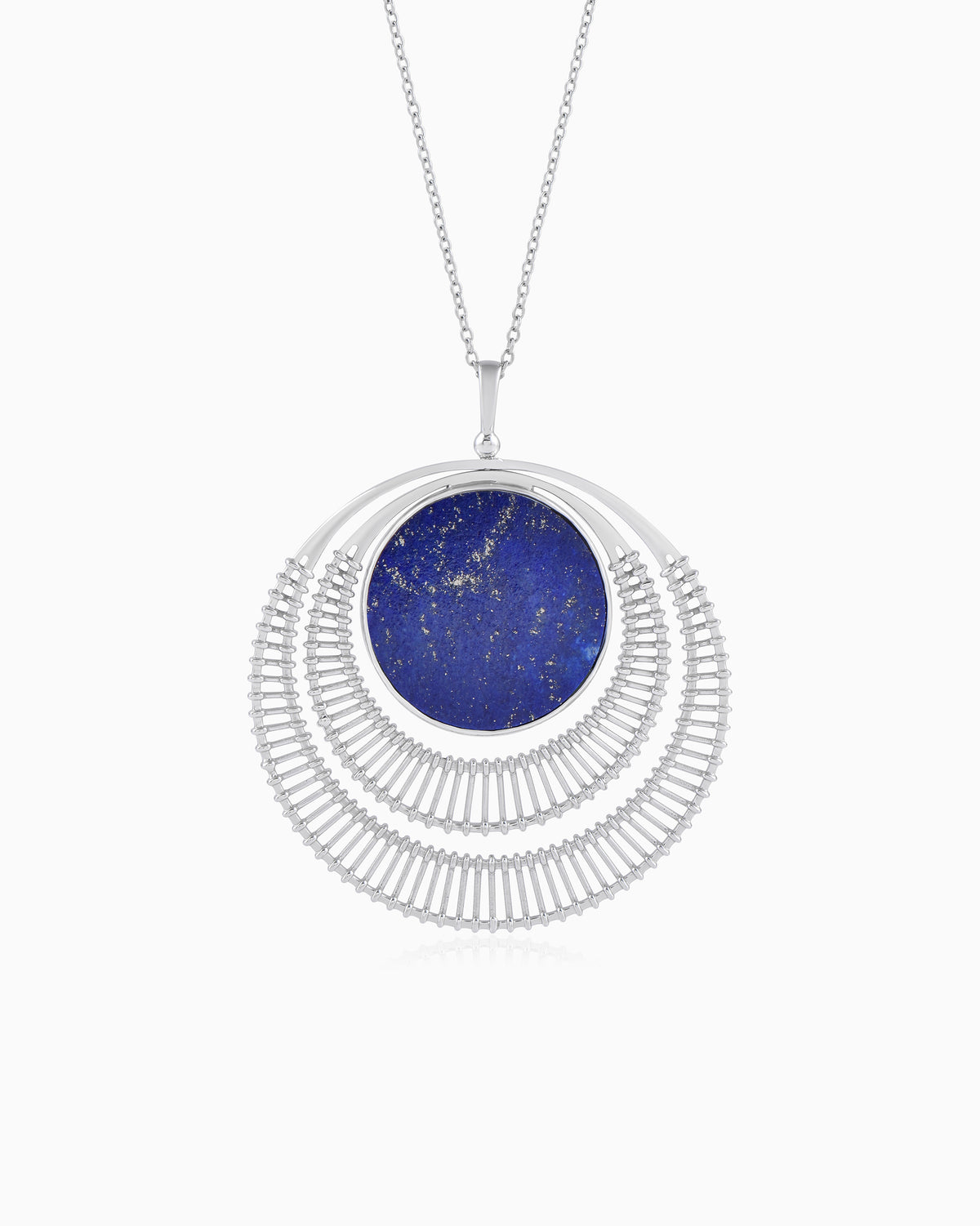 Twinned Full Moon Flip Pendant