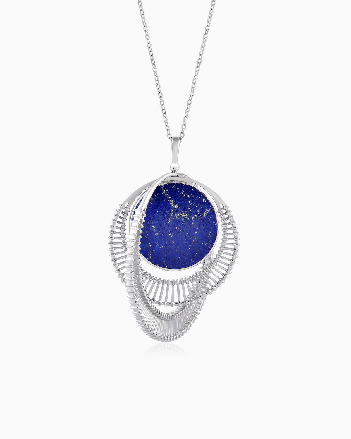 Twinned Full Moon Flip Pendant