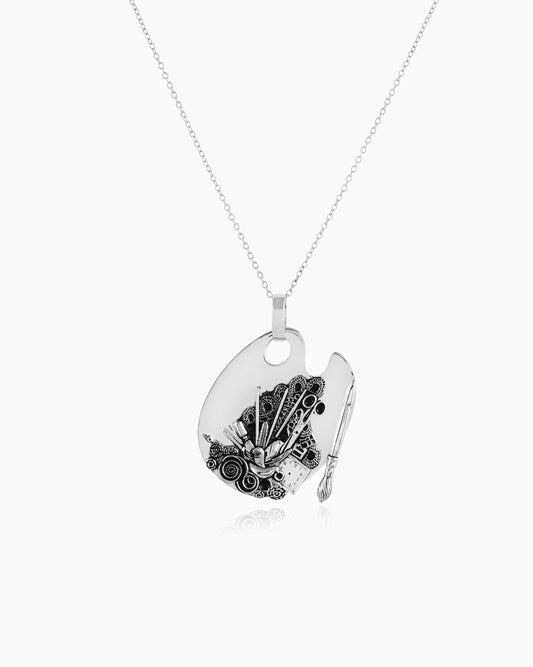 Silhouette Palette Pendant