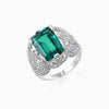 Mirrorgem Green Gleam Ring
