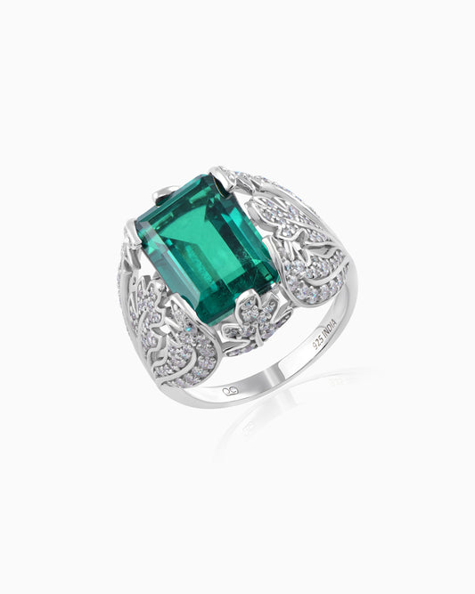 Mirrorgem Green Gleam Ring