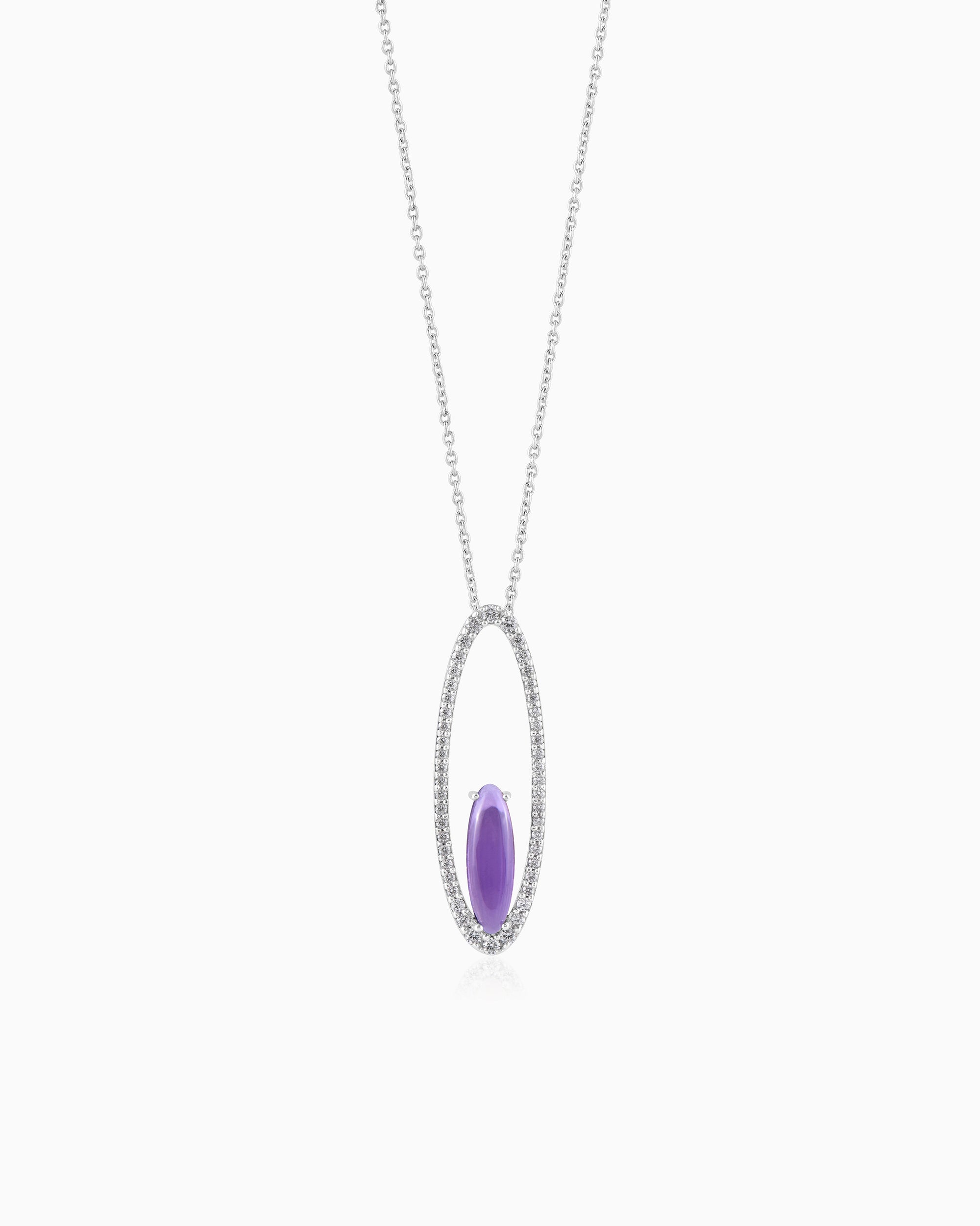 Aurora Wisp Orchid Pendant