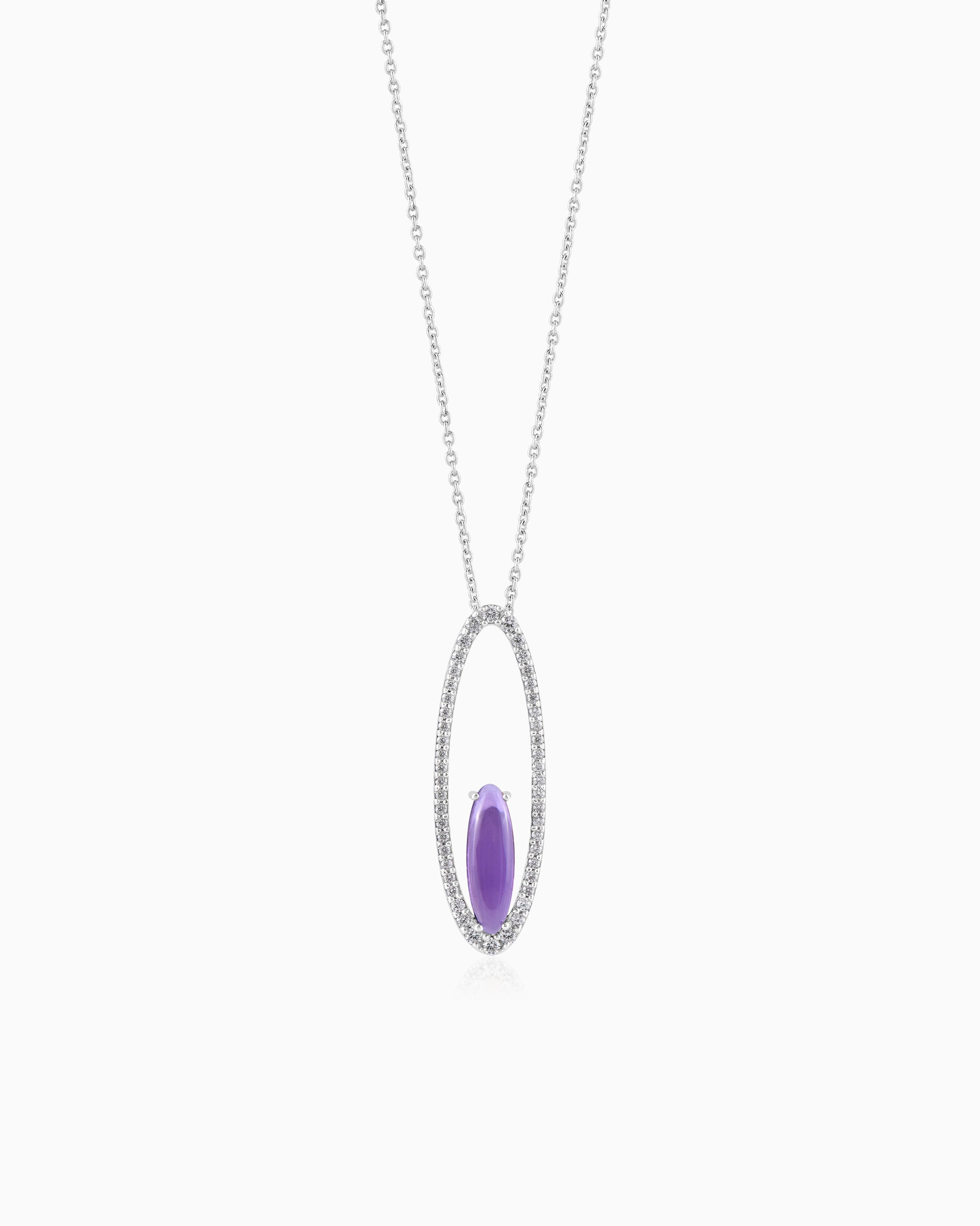 Aurora Wisp Orchid Pendant