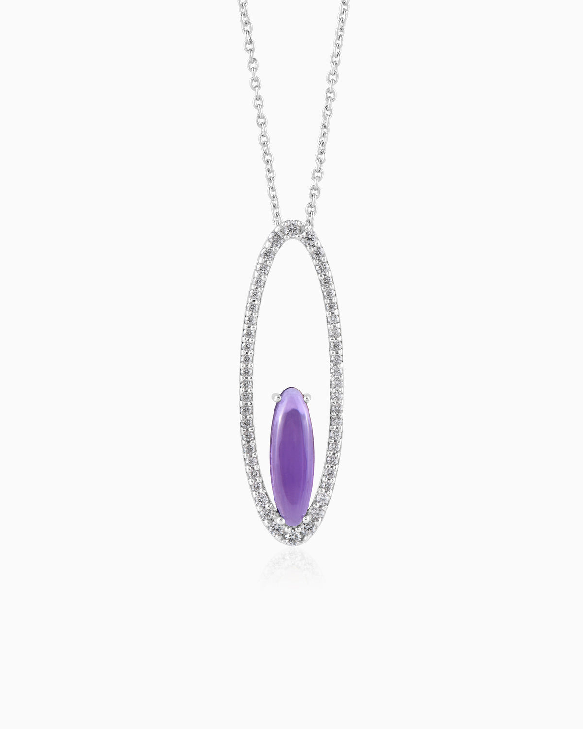Aurora Wisp Orchid Pendant