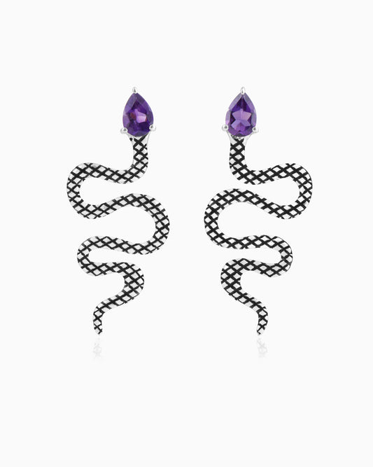 Slithergleam Serpent Earrings