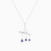 Purple Twilight Fernstone Pendant