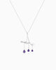 Purple Twilight Fernstone Pendant