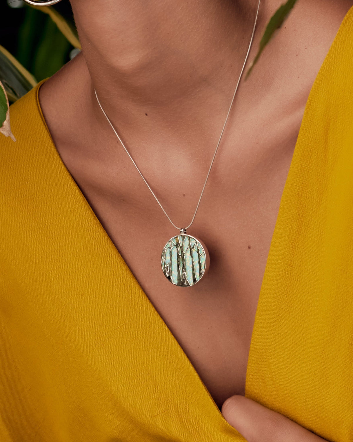 Opaline Forest Pendant