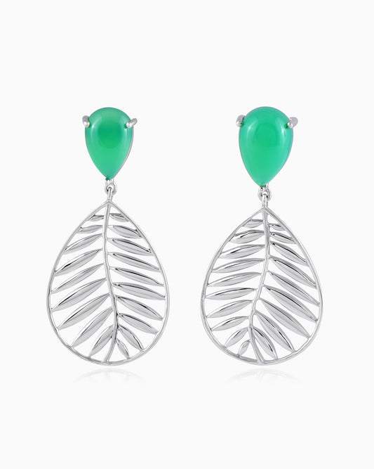 Palm Earrings of Serenity