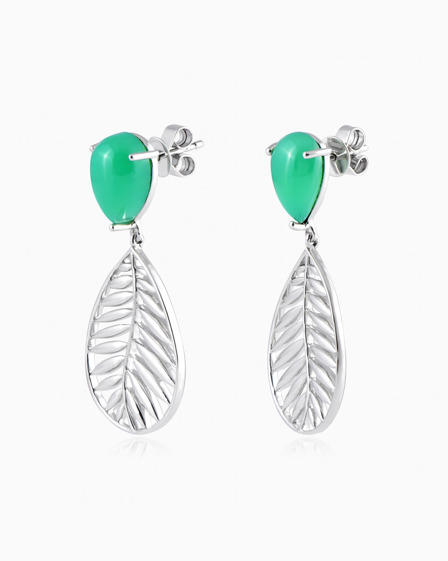 Palm Earrings of Serenity