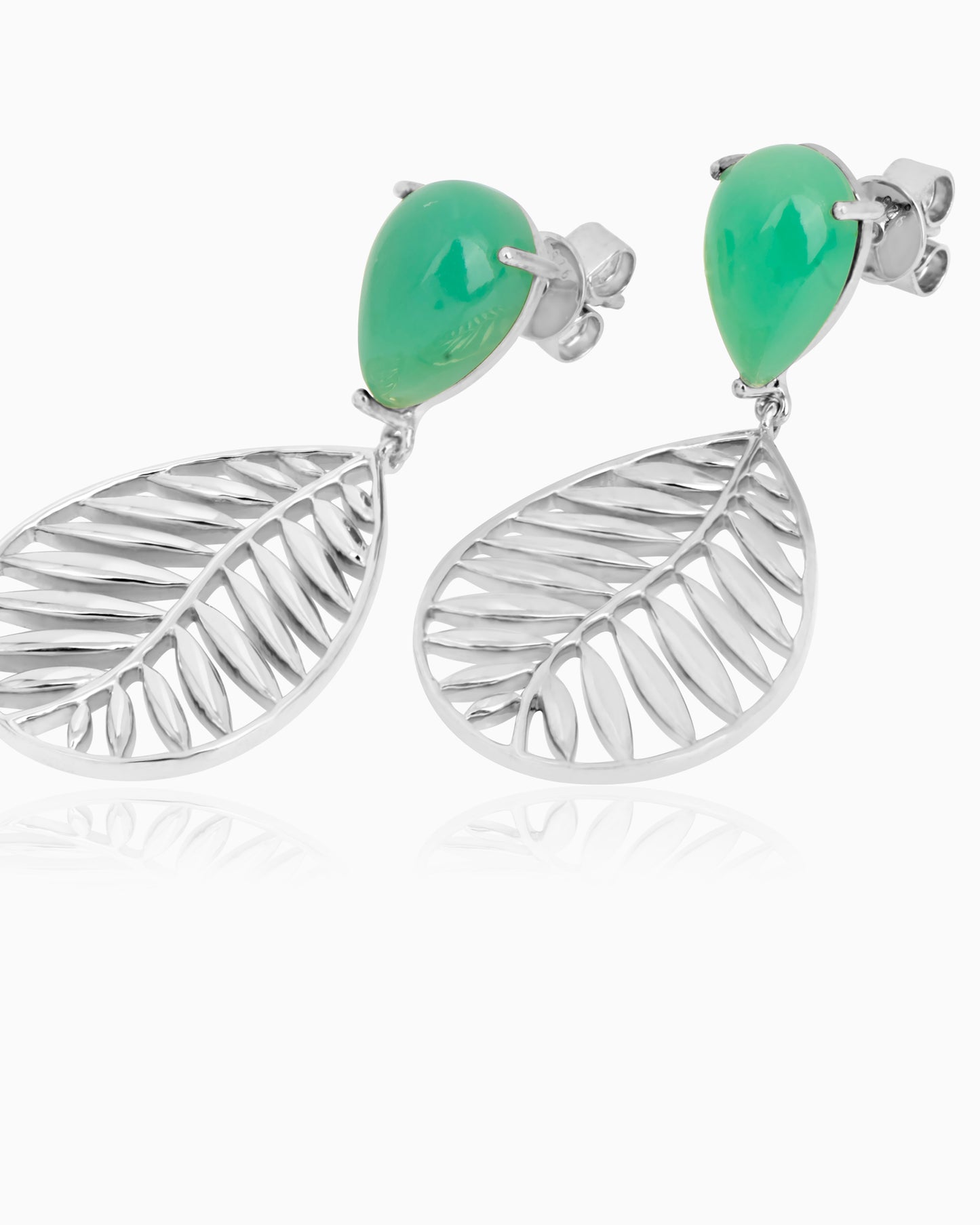 Palm Earrings of Serenity