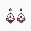 The Bloom Earrings – Garnet Edition