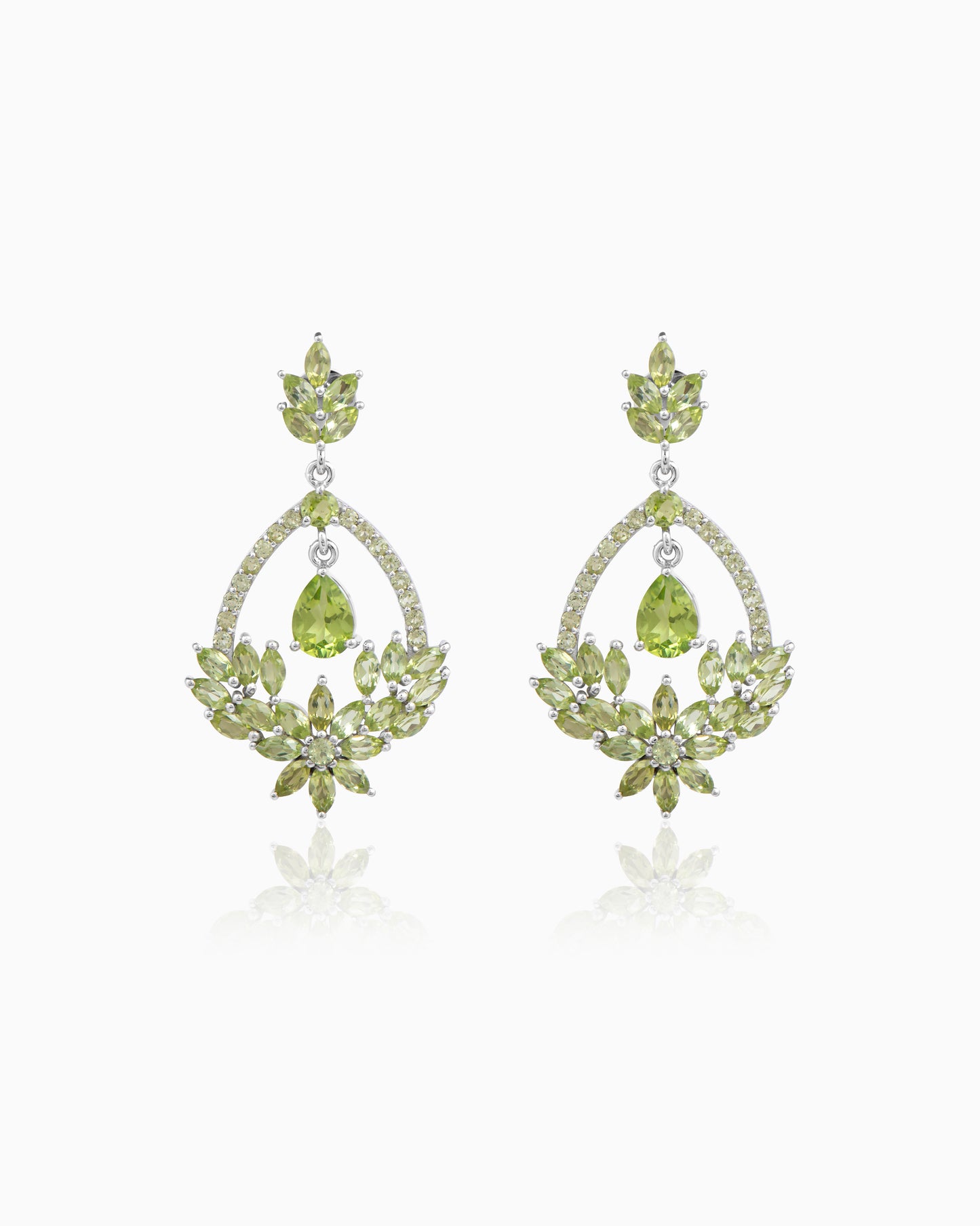 The Bloom Earrings – Peridot Edition