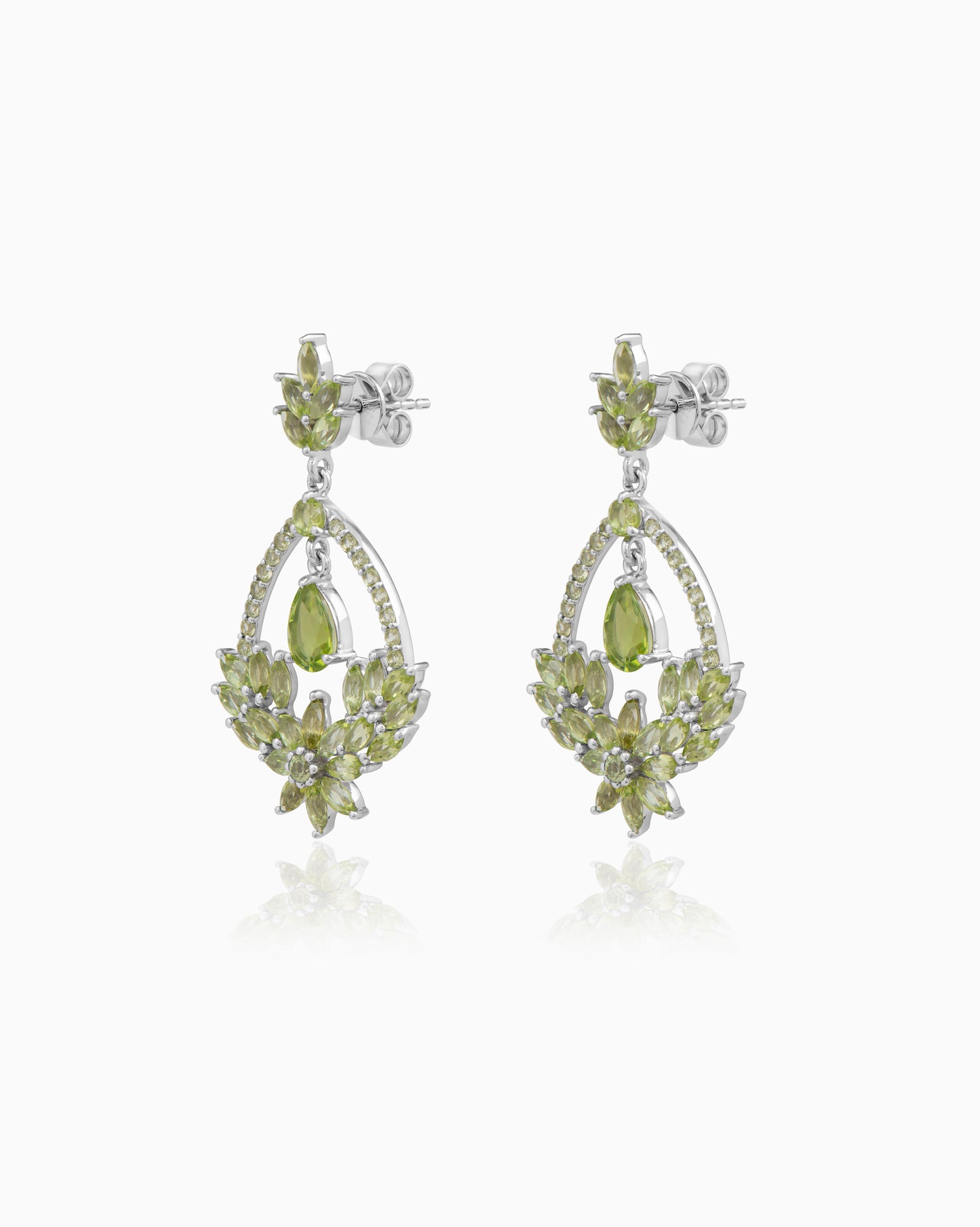 The Bloom Earrings – Peridot Edition