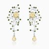 Verdant Glow Florafoil Earrings