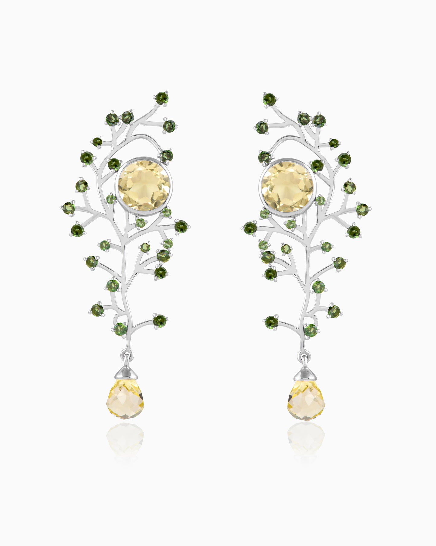 Verdant Glow Florafoil Earrings