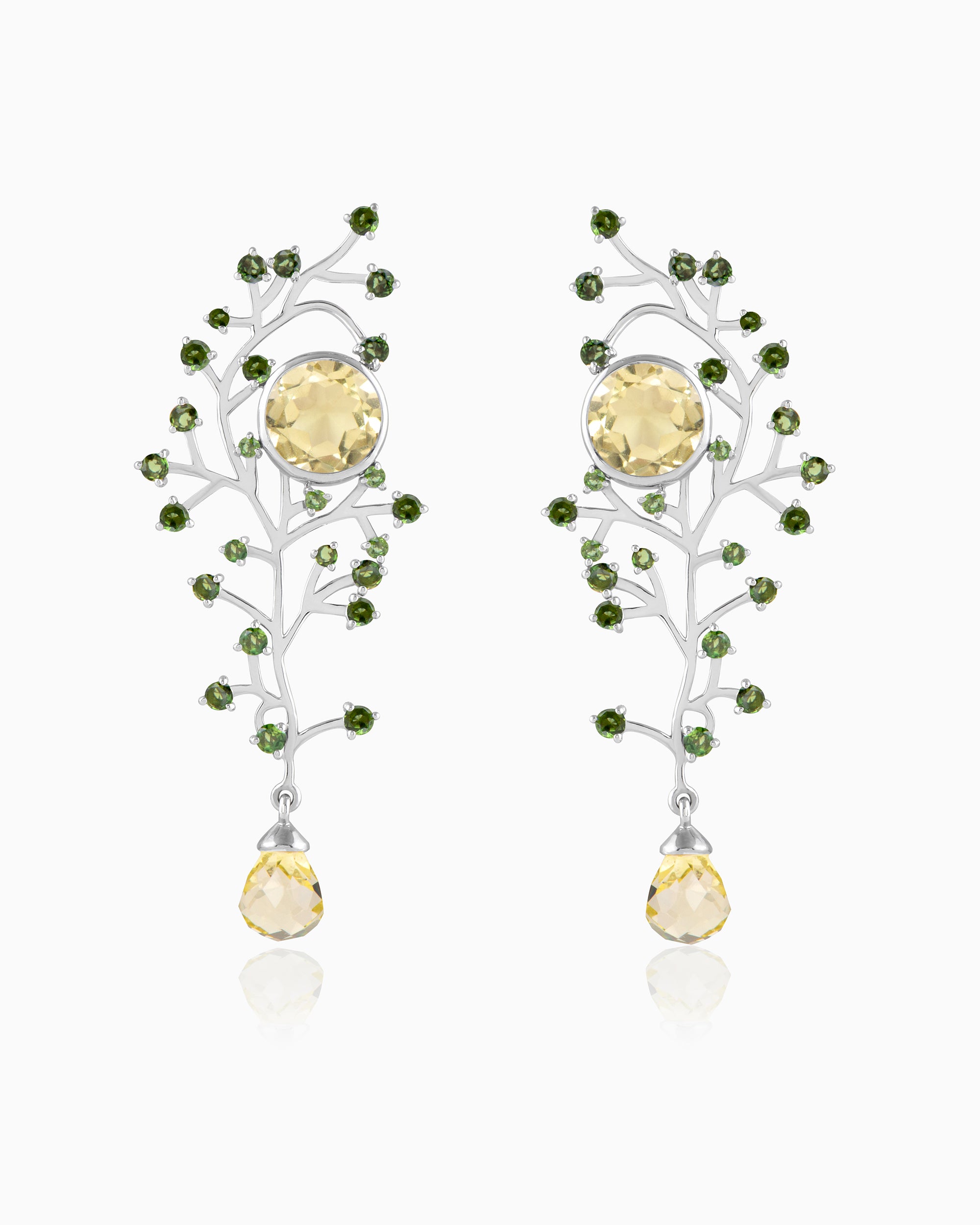 Verdant Glow Florafoil Earrings