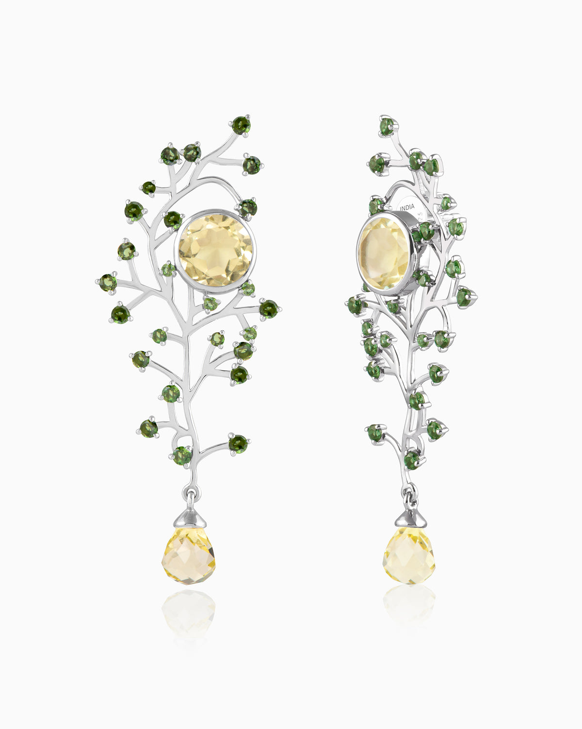 Verdant Glow Florafoil Earrings