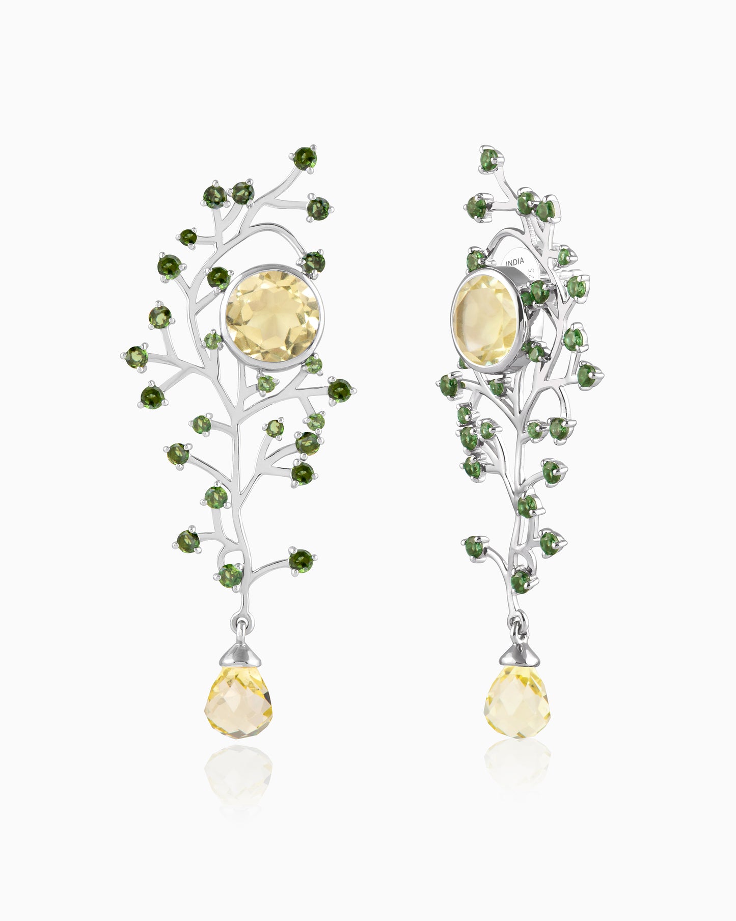Verdant Glow Florafoil Earrings
