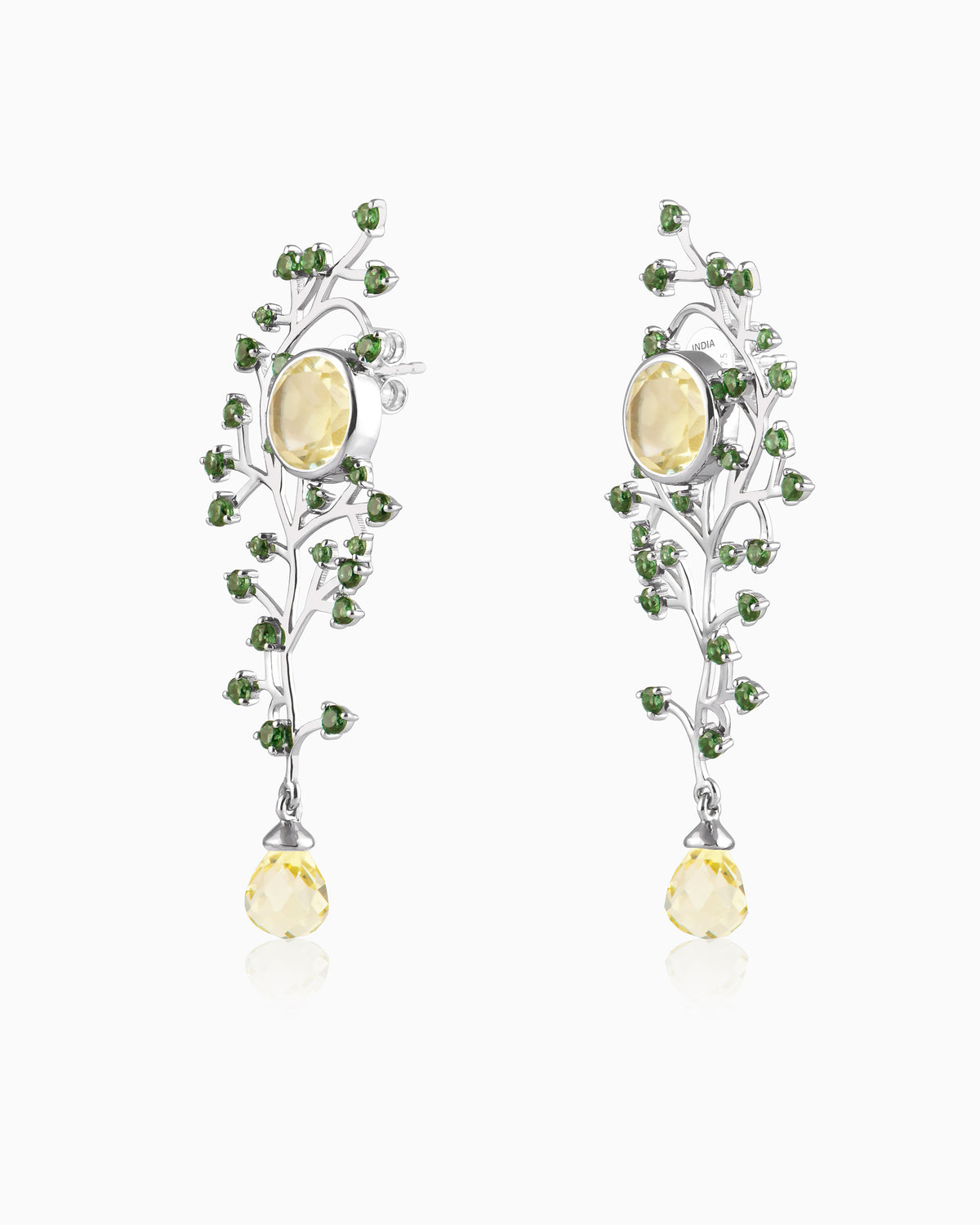 Verdant Glow Florafoil Earrings