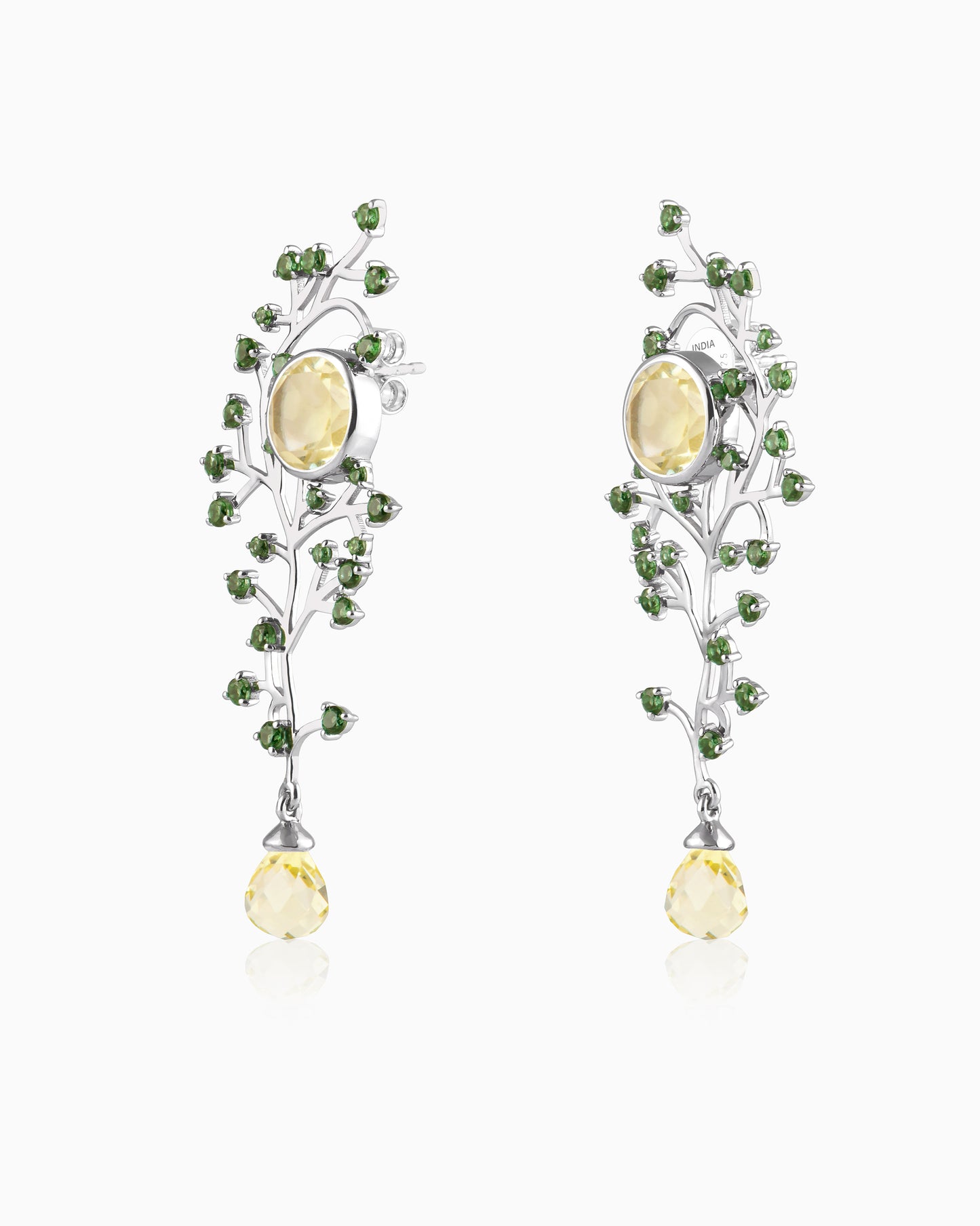 Verdant Glow Florafoil Earrings