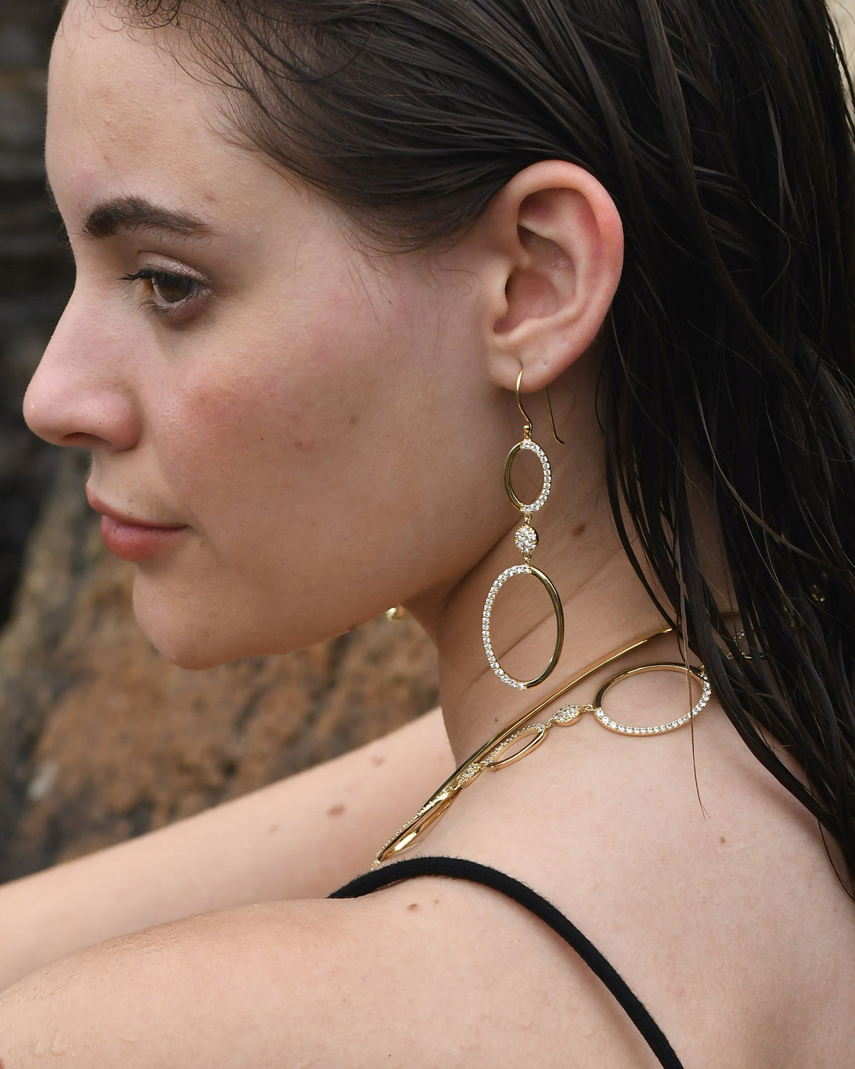 Lumen Earrings – Gold Edition
