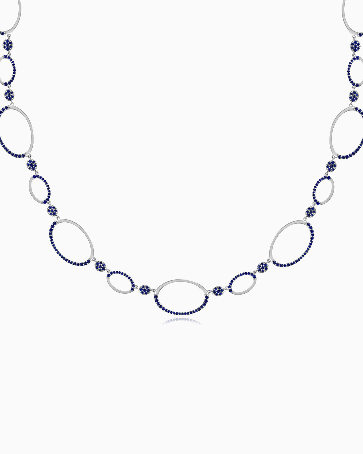 Auric Loop Necklace – Sapphire Veil Edition 30