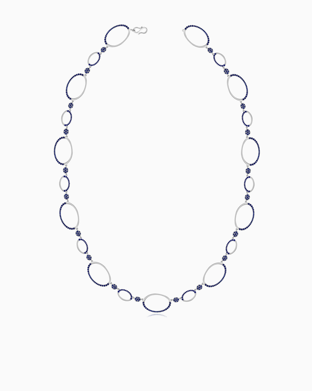 Auric Loop Necklace – Sapphire Veil Edition 30