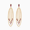 Cascade Earrings – Garnet