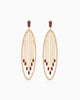 Cascade Earrings – Garnet