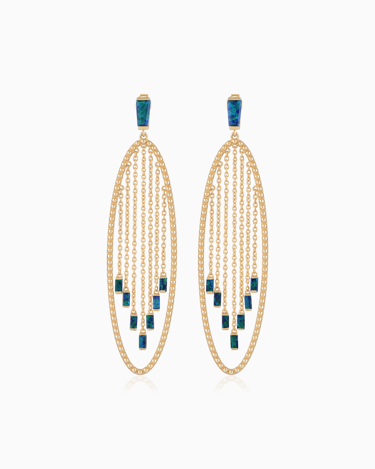Cascade Earrings – Gold & Silver