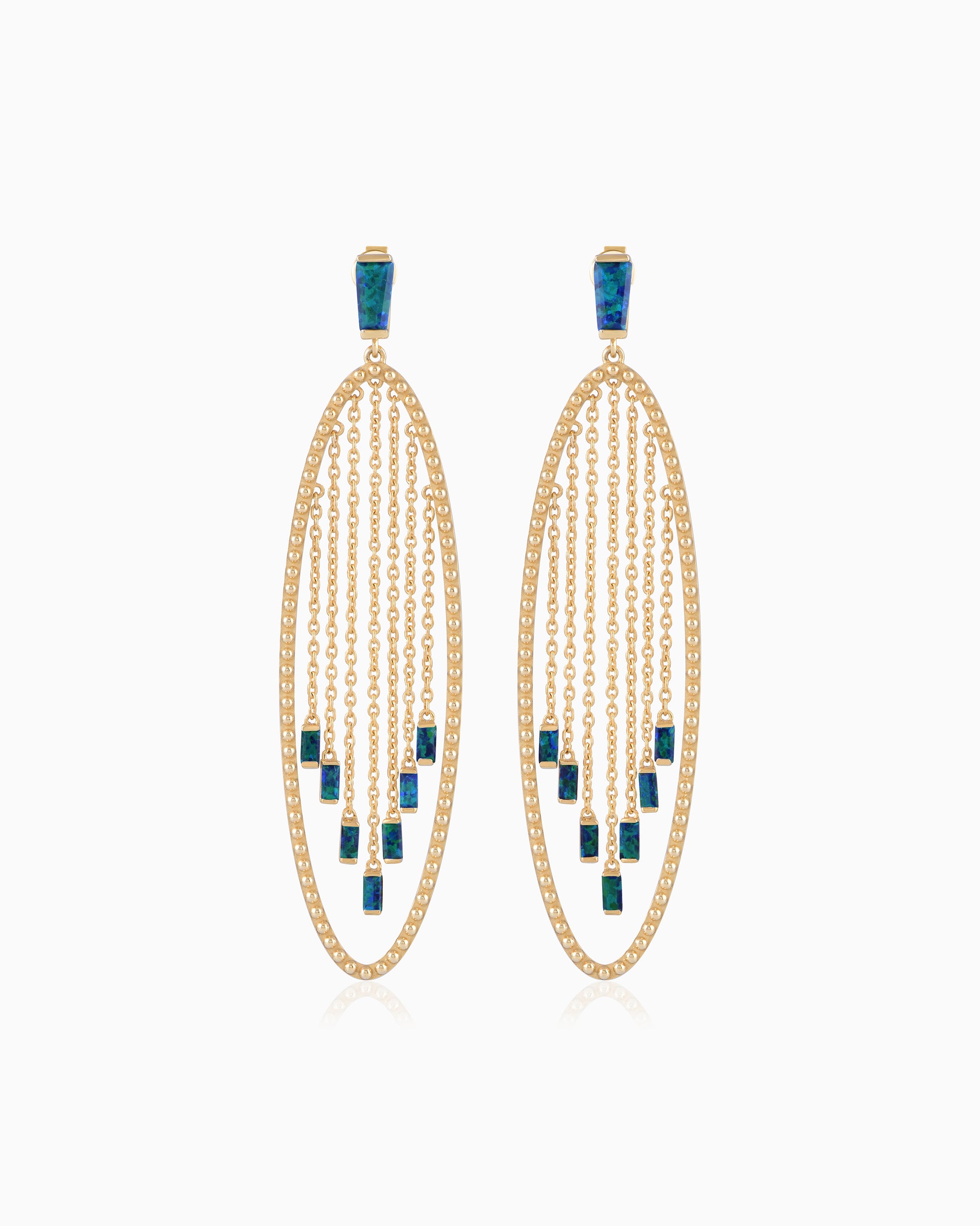 Cascade Earrings – Gold & Silver