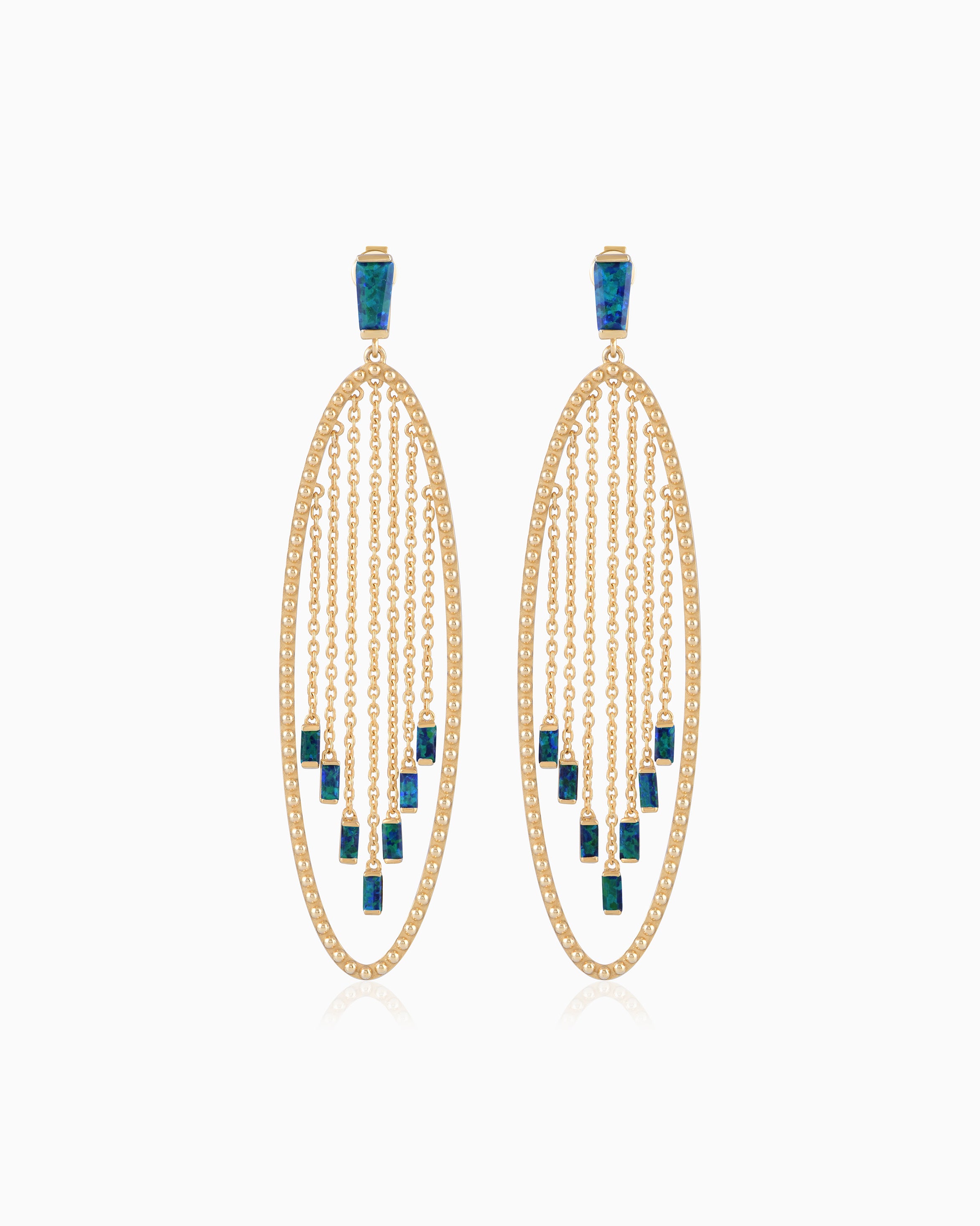 Cascade Earrings – Gold & Silver