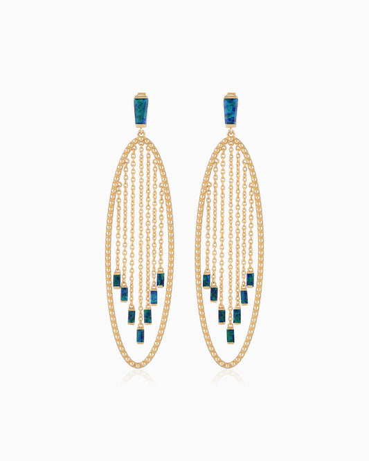 Cascade Earrings – Gold & Silver