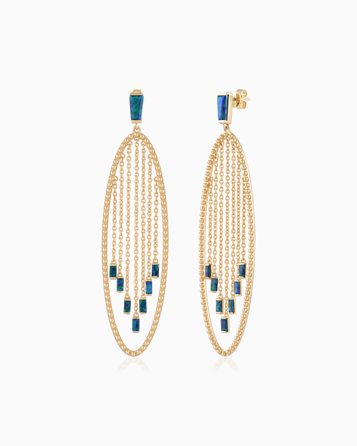 Cascade Earrings – Gold & Silver