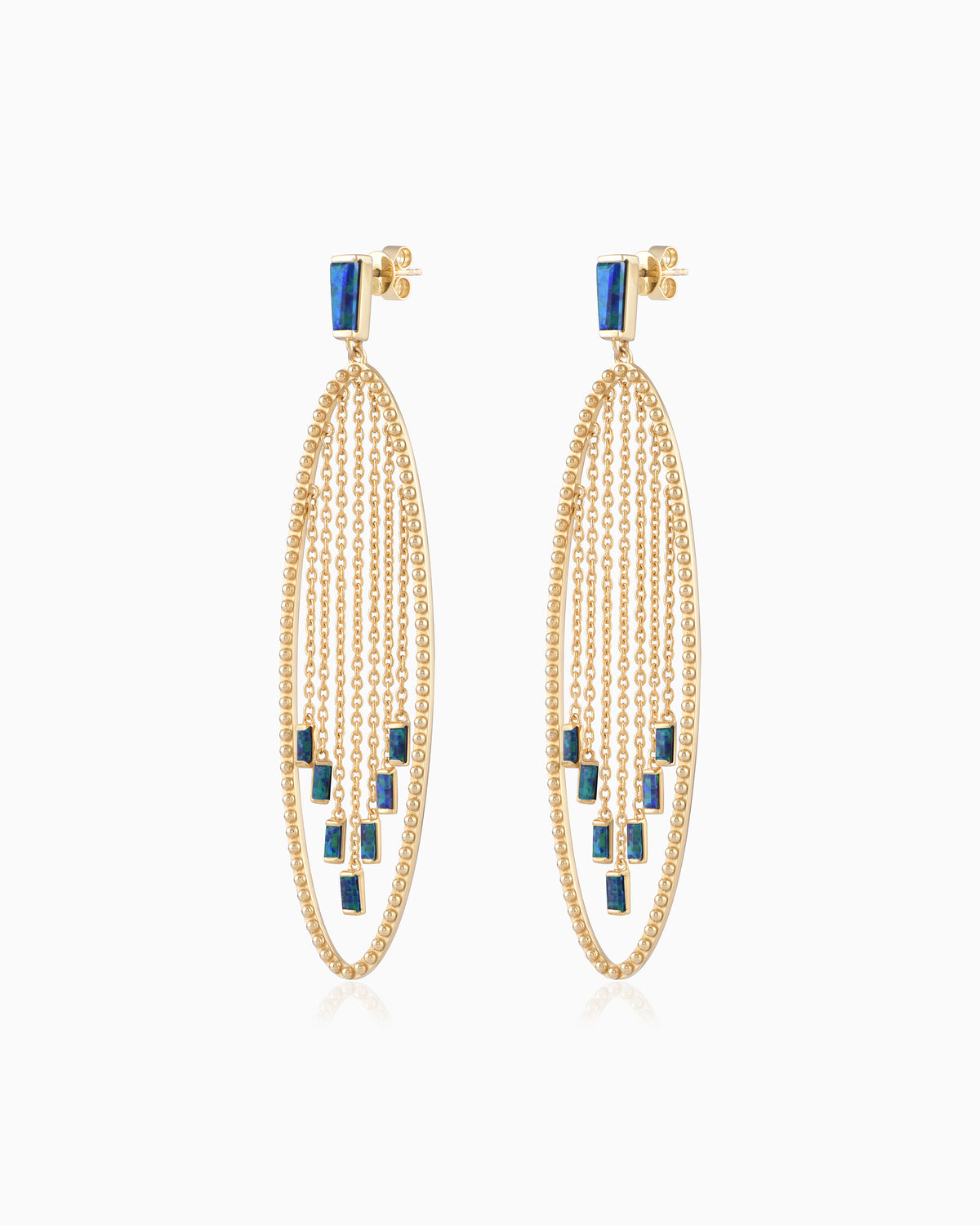 Cascade Earrings – Gold & Silver