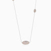 Pink Pearl Druzy Necklace 24