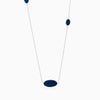 Sapphire Druzy Necklace 24