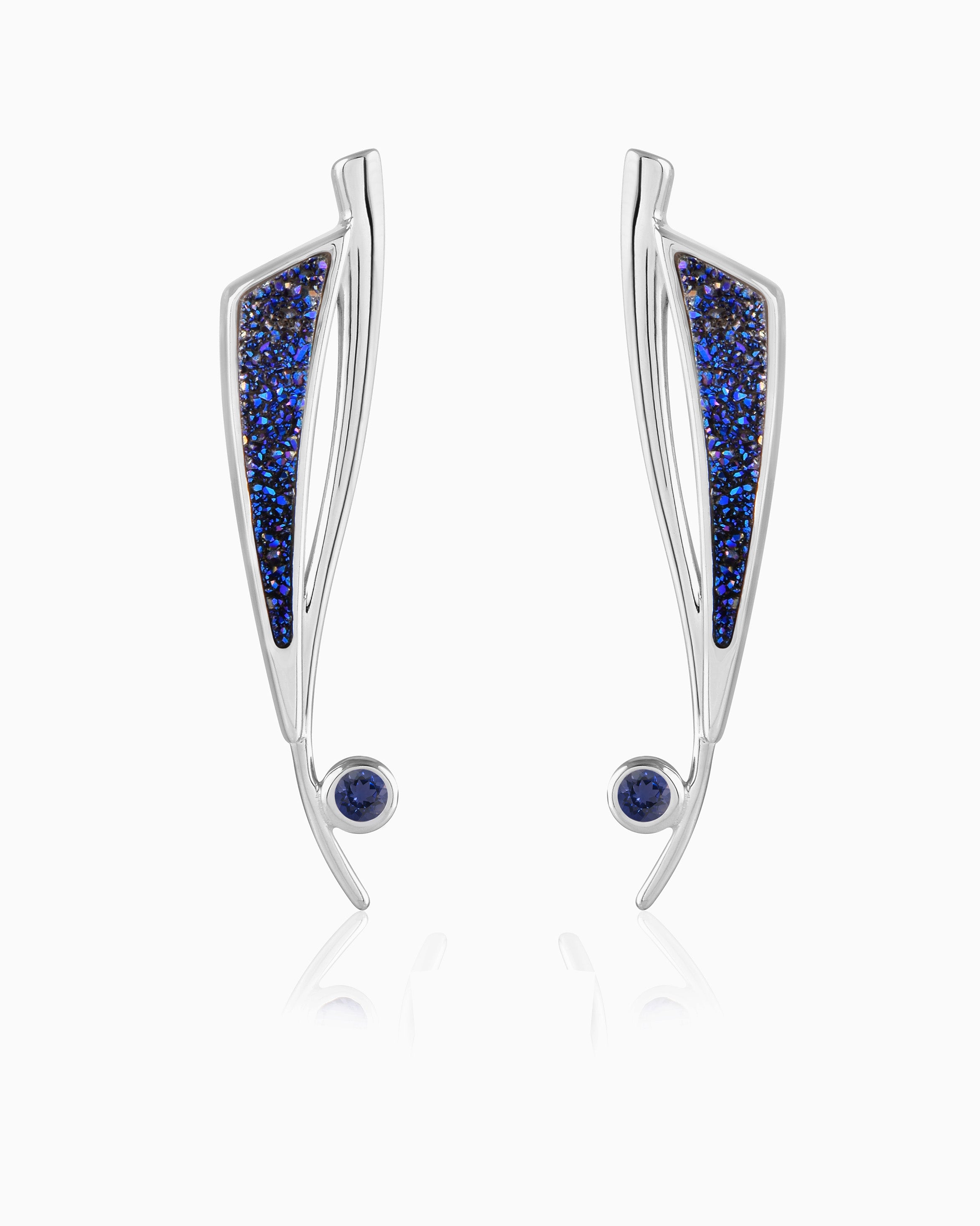 Twinkle core Frost Drusy Earrings
