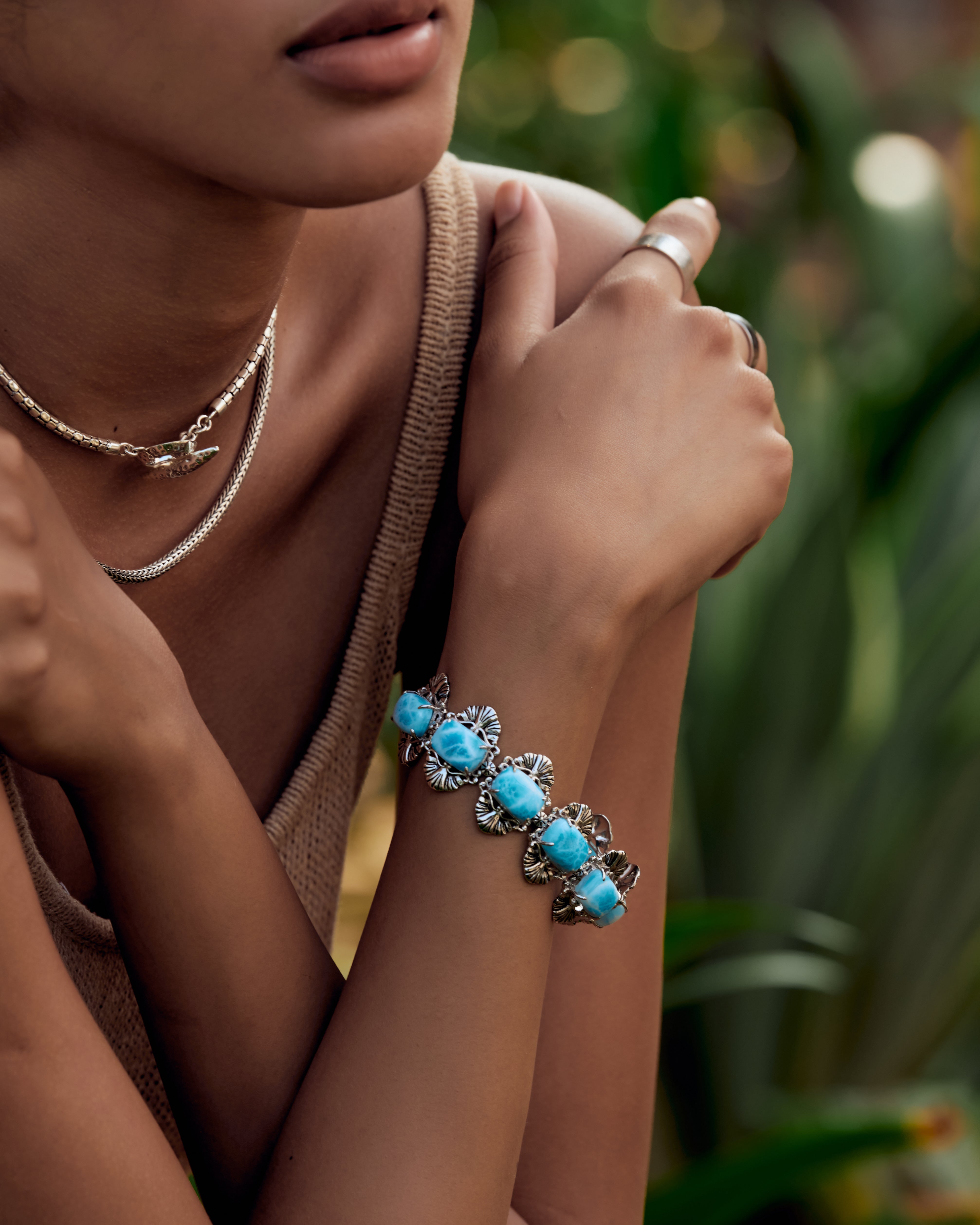 Tidebloom Larimar Bracelet