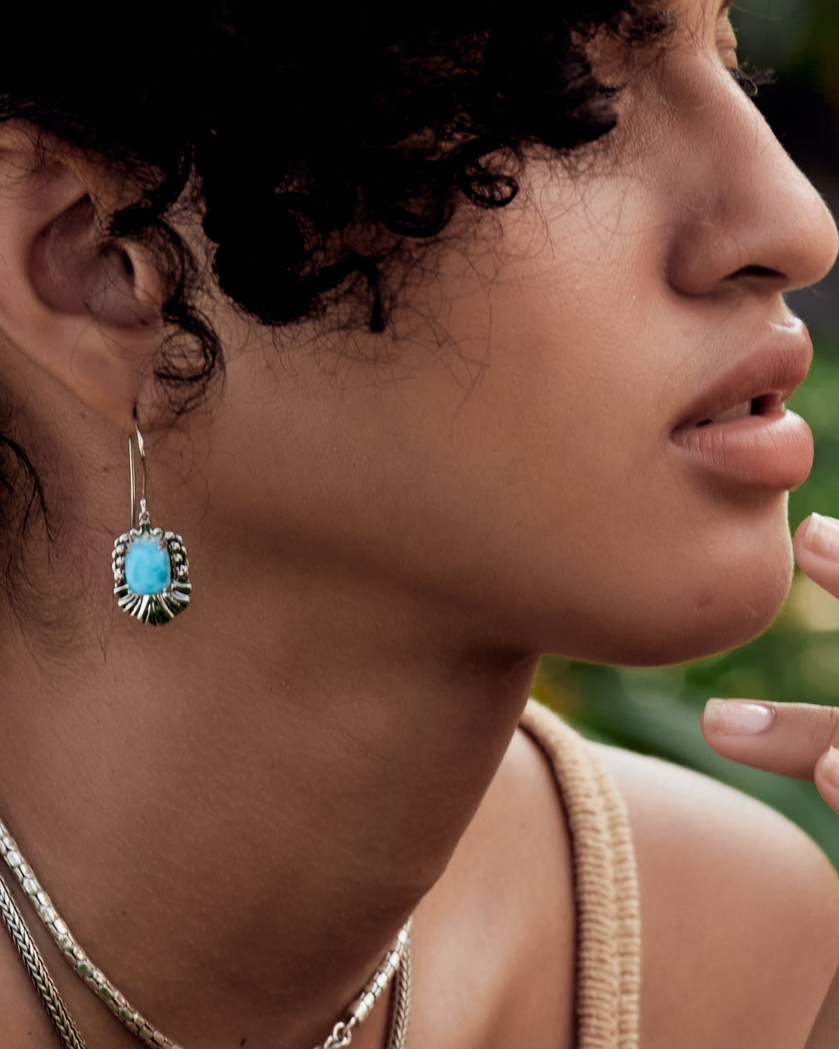 Tideheart Larimar Earrings