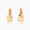 Celeste Hammered Hoops — Silver Edition