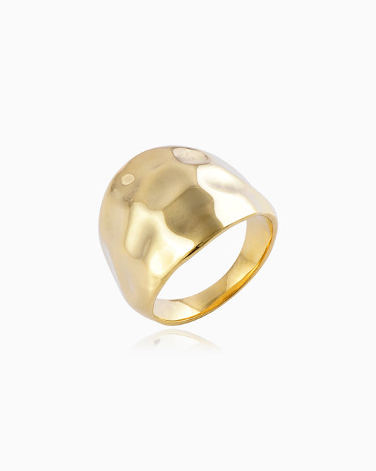 Hammered Gold Ring
